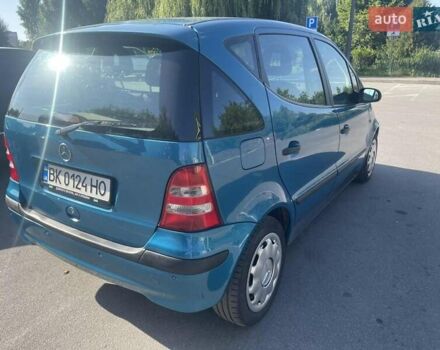 Синий Мерседес А класс, объемом двигателя 1.6 л и пробегом 246 тыс. км за 4300 $, фото 6 на Automoto.ua