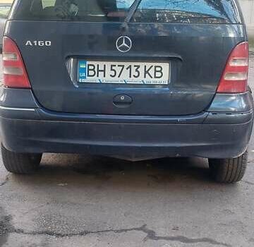 Синій Мерседес А клас, об'ємом двигуна 1.6 л та пробігом 240 тис. км за 3700 $, фото 1 на Automoto.ua