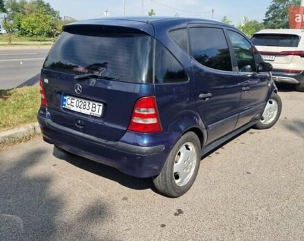 Мерседес А клас 2003 у Чернівцях на Automoto.ua Синій Мерседес А клас, об'ємом двигуна 1.69 л та пробігом 220 тис. км за 4900 $, фото 3 на Automoto.ua