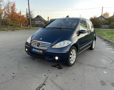 Синий Мерседес А класс, объемом двигателя 2 л и пробегом 150 тыс. км за 4000 $, фото 4 на Automoto.ua