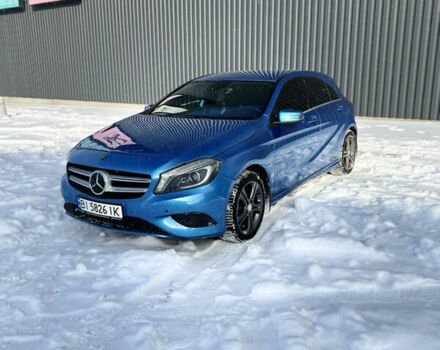 Синий Мерседес А класс, объемом двигателя 1.8 л и пробегом 130 тыс. км за 11550 $, фото 1 на Automoto.ua