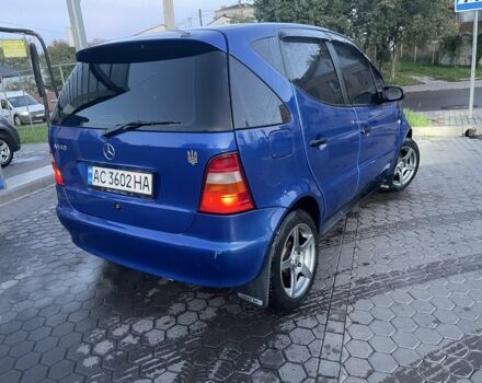 Мерседес А класс 1999 в Луцке на Automoto.ua Синий Мерседес А класс, объемом двигателя 1.4 л и пробегом 211 тыс. км за 3500 $, фото 3 на Automoto.ua