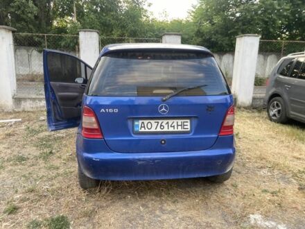 Мерседес А класс 1998 в Ужгороде на Automoto.ua Синий Мерседес А класс, объемом двигателя 1.6 л и пробегом 170 тыс. км за 1300 $, фото 1 на Automoto.ua