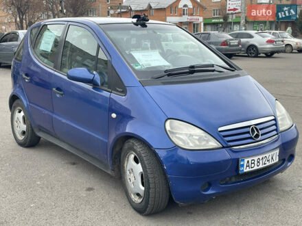Синій Мерседес А клас, об'ємом двигуна 1.4 л та пробігом 200 тис. км за 2500 $, фото 1 на Automoto.ua