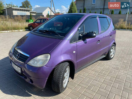 Мерседес А класс 2000 в Иваничи на Automoto.ua Синий Мерседес А класс, объемом двигателя 1.69 л и пробегом 300 тыс. км за 2500 $, фото 1 на Automoto.ua