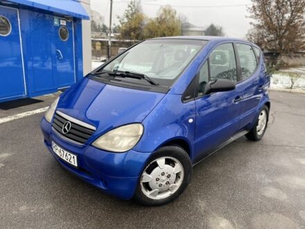 Синий Мерседес А класс, объемом двигателя 1.7 л и пробегом 220 тыс. км за 1750 $, фото 1 на Automoto.ua