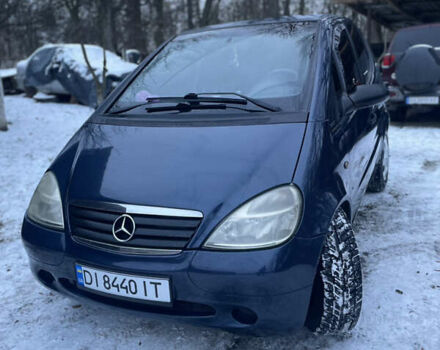 Синій Мерседес А клас, об'ємом двигуна 1.4 л та пробігом 220 тис. км за 3000 $, фото 1 на Automoto.ua