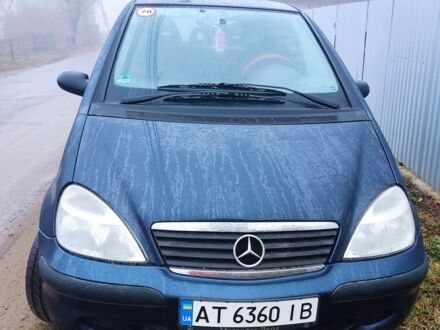 Синій Мерседес А клас, об'ємом двигуна 1.6 л та пробігом 200 тис. км за 4500 $, фото 1 на Automoto.ua
