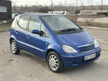 Синий Мерседес А класс, объемом двигателя 1.6 л и пробегом 115 тыс. км за 3500 $, фото 1 на Automoto.ua