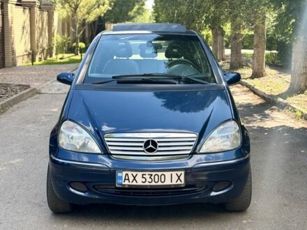 Синій Мерседес А клас, об'ємом двигуна 2 л та пробігом 202 тис. км за 3999 $, фото 1 на Automoto.ua