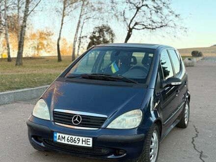Синій Мерседес А клас, об'ємом двигуна 1.4 л та пробігом 189 тис. км за 3200 $, фото 1 на Automoto.ua