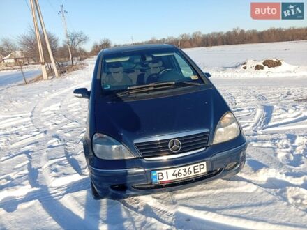 Синій Мерседес А клас, об'ємом двигуна 1.7 л та пробігом 316 тис. км за 3700 $, фото 1 на Automoto.ua