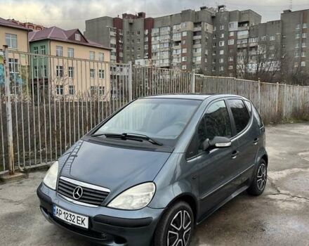 Синий Мерседес А класс, объемом двигателя 1.6 л и пробегом 154 тыс. км за 3500 $, фото 1 на Automoto.ua