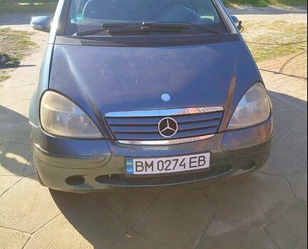 Синій Мерседес А клас, об'ємом двигуна 1.7 л та пробігом 260 тис. км за 2700 $, фото 1 на Automoto.ua
