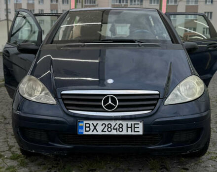 Синій Мерседес А клас, об'ємом двигуна 2 л та пробігом 204 тис. км за 3200 $, фото 1 на Automoto.ua