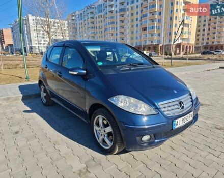 Синий Мерседес А класс, объемом двигателя 1.99 л и пробегом 236 тыс. км за 6800 $, фото 1 на Automoto.ua