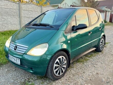 Зеленый Мерседес А класс, объемом двигателя 1.4 л и пробегом 246 тыс. км за 3750 $, фото 1 на Automoto.ua