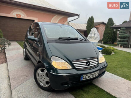 Зеленый Мерседес А класс, объемом двигателя 1.7 л и пробегом 277 тыс. км за 3000 $, фото 1 на Automoto.ua