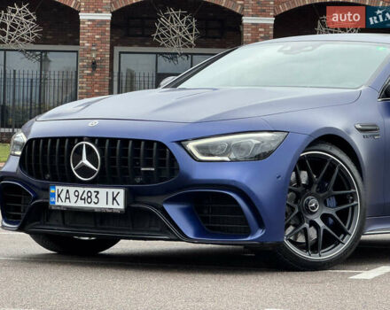 Синий Мерседес AMG GT, объемом двигателя 3.98 л и пробегом 70 тыс. км за 100000 $, фото 8 на Automoto.ua