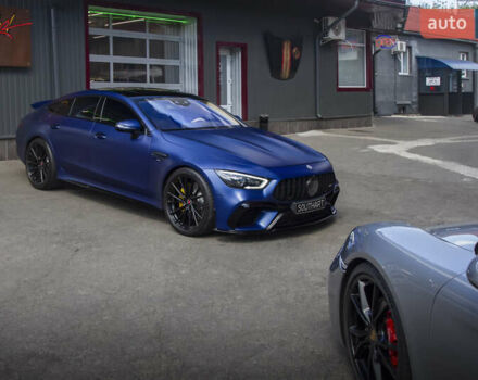 Синий Мерседес AMG GT, объемом двигателя 4 л и пробегом 59 тыс. км за 139000 $, фото 28 на Automoto.ua