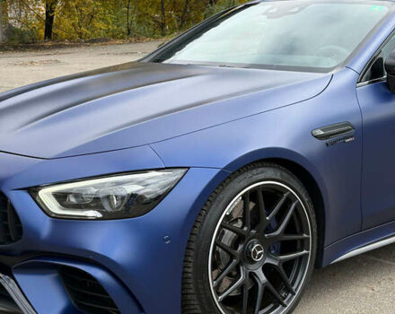 Синий Мерседес AMG GT, объемом двигателя 3.98 л и пробегом 69 тыс. км за 104000 $, фото 3 на Automoto.ua