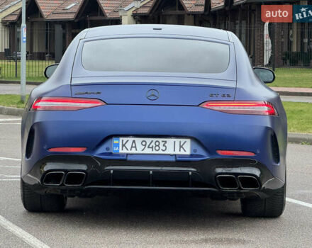 Синий Мерседес AMG GT, объемом двигателя 3.98 л и пробегом 70 тыс. км за 100000 $, фото 6 на Automoto.ua
