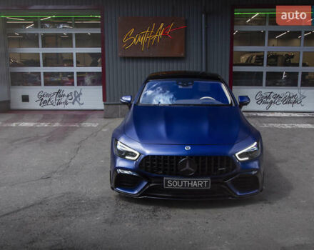 Синий Мерседес AMG GT, объемом двигателя 4 л и пробегом 59 тыс. км за 139000 $, фото 26 на Automoto.ua