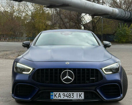 Синий Мерседес AMG GT, объемом двигателя 3.98 л и пробегом 69 тыс. км за 104000 $, фото 1 на Automoto.ua