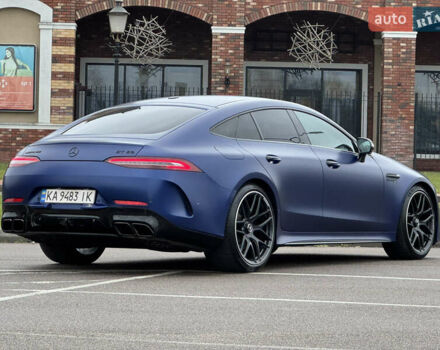 Синий Мерседес AMG GT, объемом двигателя 3.98 л и пробегом 70 тыс. км за 100000 $, фото 7 на Automoto.ua