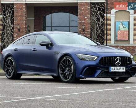 Синий Мерседес AMG GT, объемом двигателя 3.98 л и пробегом 70 тыс. км за 100000 $, фото 2 на Automoto.ua