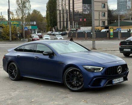 Синий Мерседес AMG GT, объемом двигателя 3.98 л и пробегом 69 тыс. км за 104000 $, фото 1 на Automoto.ua