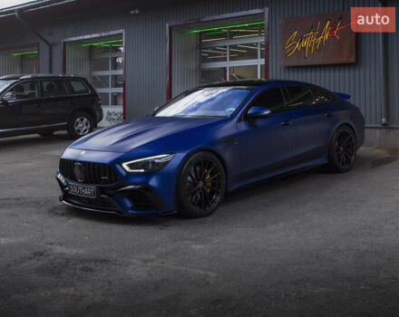 Синий Мерседес AMG GT, объемом двигателя 4 л и пробегом 59 тыс. км за 139000 $, фото 1 на Automoto.ua