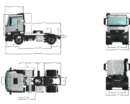 купить новое авто Мерседес AROCS 2023 года от официального дилера Автомобільный центр АТЛАНТ Мерседес фото