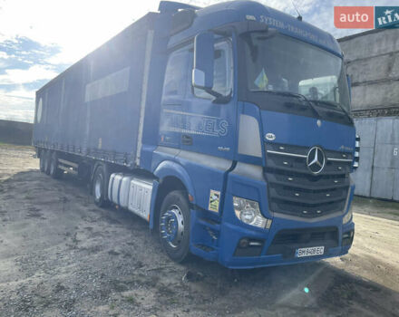 Синий Мерседес Актрос, объемом двигателя 12.81 л и пробегом 1 тыс. км за 28000 $, фото 1 на Automoto.ua