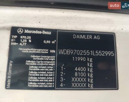 Белый Мерседес Атего, объемом двигателя 4.2 л и пробегом 243 тыс. км за 32500 $, фото 17 на Automoto.ua