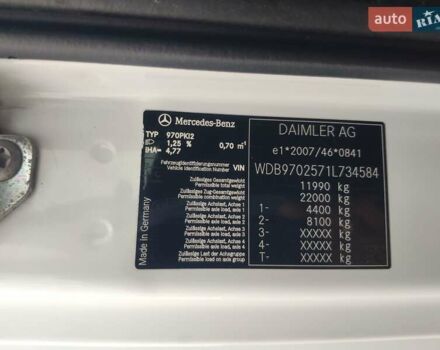 Белый Мерседес Атего, объемом двигателя 0 л и пробегом 450 тыс. км за 33700 $, фото 11 на Automoto.ua