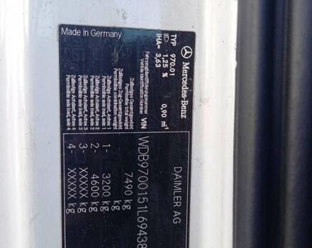 Белый Мерседес Атего, объемом двигателя 4.25 л и пробегом 305 тыс. км за 13500 $, фото 15 на Automoto.ua