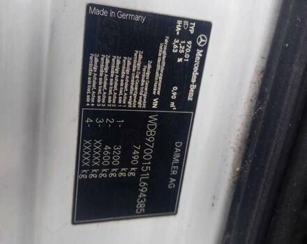 Белый Мерседес Атего, объемом двигателя 4.25 л и пробегом 351 тыс. км за 15500 $, фото 20 на Automoto.ua