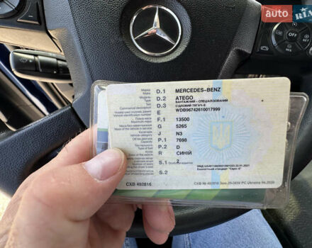 Мерседес Атего 2015 у Волочиске на Automoto.ua Синій Мерседес Атего, об'ємом двигуна 7.7 л та пробігом 415 тис. км за 25200 $, фото 10 на Automoto.ua