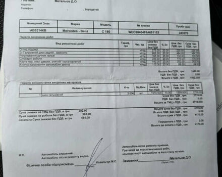 Белый Мерседес Ц-Класс, объемом двигателя 1.8 л и пробегом 265 тыс. км за 9999 $, фото 130 на Automoto.ua
