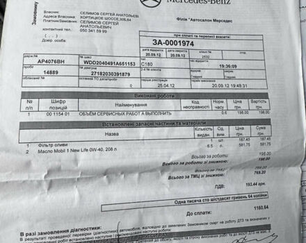 Белый Мерседес Ц-Класс, объемом двигателя 1.8 л и пробегом 265 тыс. км за 9999 $, фото 131 на Automoto.ua