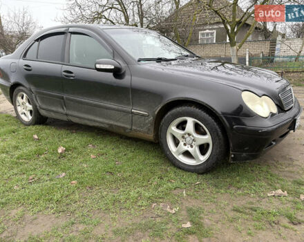 Черный Мерседес Ц-Класс, объемом двигателя 2.2 л и пробегом 300 тыс. км за 5000 $, фото 2 на Automoto.ua