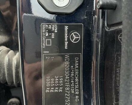 Черный Мерседес Ц-Класс, объемом двигателя 1.8 л и пробегом 381 тыс. км за 8300 $, фото 24 на Automoto.ua