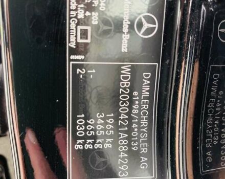 Чорний Мерседес Ц-Клас, об'ємом двигуна 1.8 л та пробігом 199 тис. км за 6700 $, фото 27 на Automoto.ua