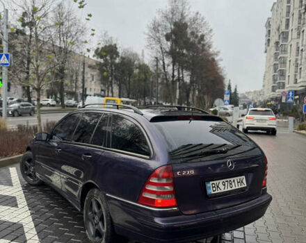 Фиолетовый Мерседес Ц-Класс, объемом двигателя 2.7 л и пробегом 320 тыс. км за 4600 $, фото 15 на Automoto.ua