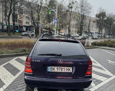 Фиолетовый Мерседес Ц-Класс, объемом двигателя 2.7 л и пробегом 290 тыс. км за 4600 $, фото 11 на Automoto.ua
