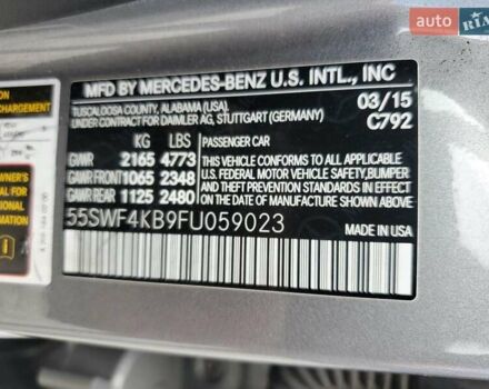 Серый Мерседес Ц-Класс, объемом двигателя 2 л и пробегом 63 тыс. км за 3000 $, фото 11 на Automoto.ua