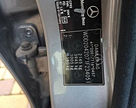 Серый Мерседес Ц-Класс, объемом двигателя 2.2 л и пробегом 357 тыс. км за 8250 $, фото 86 на Automoto.ua