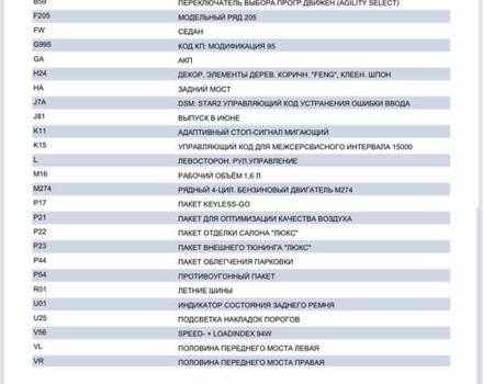 Синий Мерседес Ц-Класс, объемом двигателя 1.6 л и пробегом 71 тыс. км за 24999 $, фото 16 на Automoto.ua