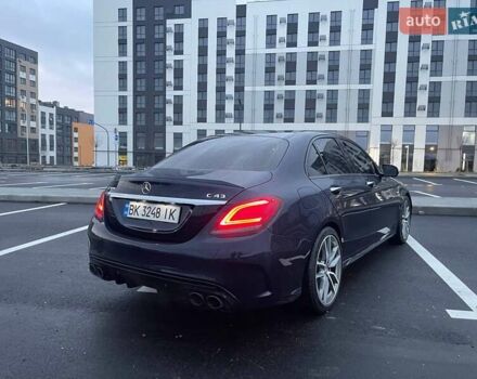 Синий Мерседес Ц-Класс, объемом двигателя 3 л и пробегом 74 тыс. км за 34000 $, фото 3 на Automoto.ua